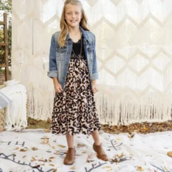 Dongguan Haohoo Clothing CO., Ltd Sale! Girls Southbound Dress - Black Top With Leopard Skirt 17 Dongguan Haohoo Clothing CO., Ltd Sale! Girls Southbound Dress - Black Top With Leopard Skirt