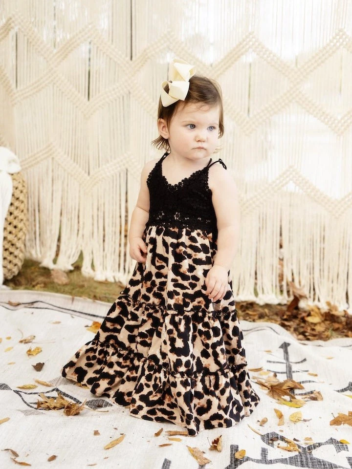 Dongguan Haohoo Clothing CO., Ltd Sale! Girls Southbound Dress - Black Top With Leopard Skirt 5 Dongguan Haohoo Clothing CO., Ltd Sale! Girls Southbound Dress - Black Top With Leopard Skirt