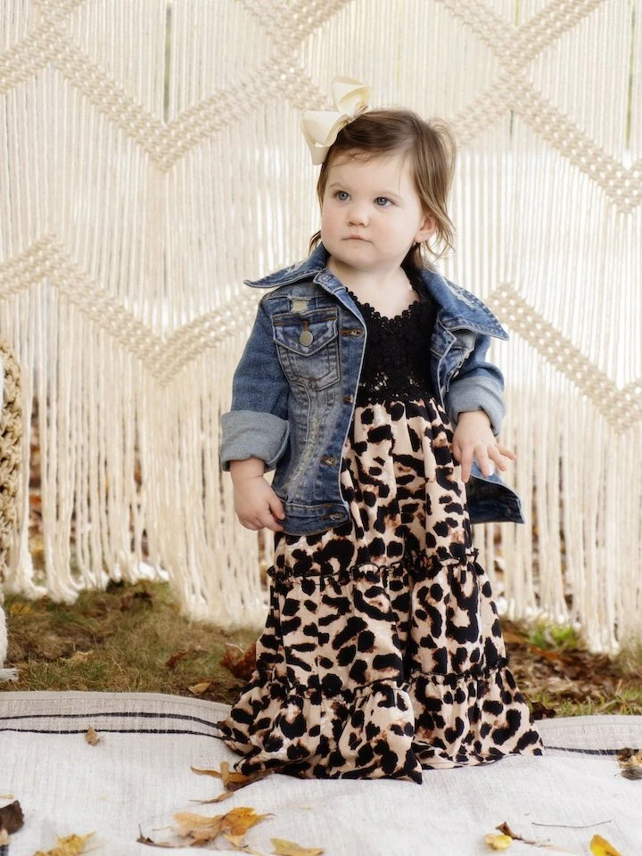 Dongguan Haohoo Clothing CO., Ltd Sale! Girls Southbound Dress - Black Top With Leopard Skirt 1 Dongguan Haohoo Clothing CO., Ltd Sale! Girls Southbound Dress - Black Top With Leopard Skirt