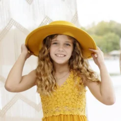 Dongguan Haohoo Clothing CO., Ltd Girls Southbound Dress - Mustard Sale!