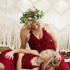 Dongguan Haohoo Clothing CO., Ltd Girls Southbound Dress - Wine Sale!