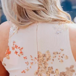 D & J Industries Co., LTD. Golden Goddess Sequin Dress Bridal