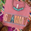Miss Mud Pie Grammy Tee - Mauve Clothing