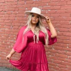 Dongguan Haohoo Clothing CO., Ltd Hard To Forget Dress - Burgundy Sale! 5 Dongguan Haohoo Clothing CO., Ltd Hard To Forget Dress - Burgundy Sale!