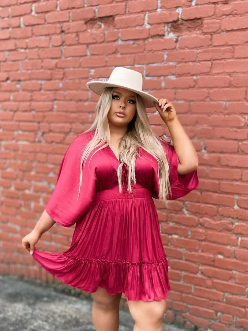 Dongguan Haohoo Clothing CO., Ltd Hard To Forget Dress - Burgundy Sale! 3 Dongguan Haohoo Clothing CO., Ltd Hard To Forget Dress - Burgundy Sale!