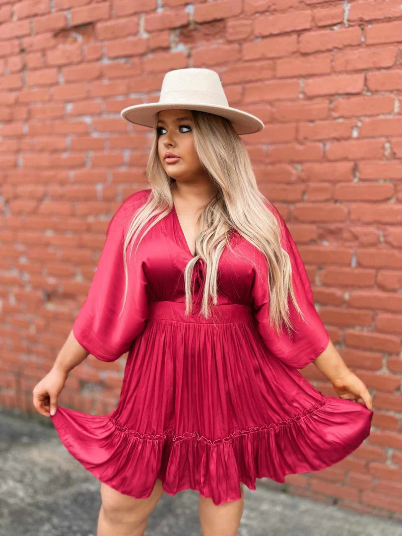 Dongguan Haohoo Clothing CO., Ltd Hard To Forget Dress - Burgundy Sale! 1 Dongguan Haohoo Clothing CO., Ltd Hard To Forget Dress - Burgundy Sale!