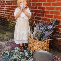 D & J Industries Heart Skips A Beat Dress - Ivory