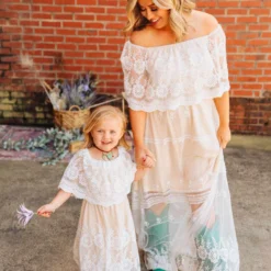 D & J Industries Heart Skips A Beat Dress - Ivory