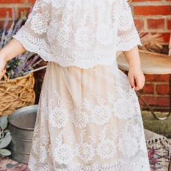 D & J Industries Heart Skips A Beat Dress - Ivory