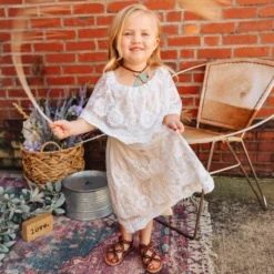 D & J Industries Heart Skips A Beat Dress - Ivory