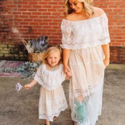 D & J Industries Heart Skips A Beat Dress - Ivory