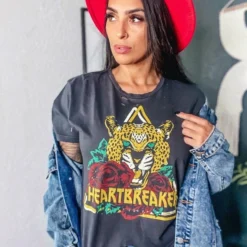 Country Deep Clothing Heartbreaker Distressed Tee