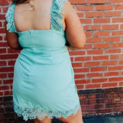 D & J Industries Hello Beautiful Dress - Mint
