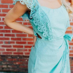 D & J Industries Hello Beautiful Dress - Mint