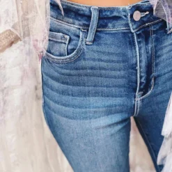 Cello Jeans Clothing High Rise Distressed Ankle Skinny Jeans