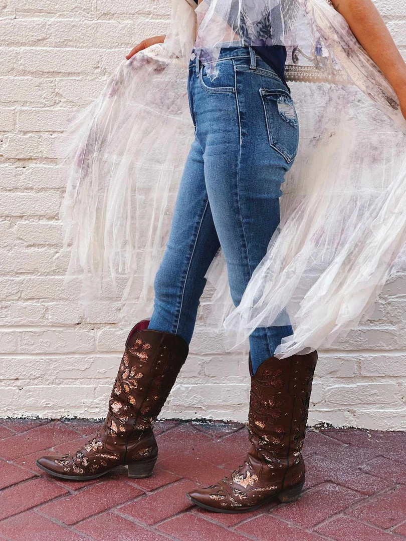 Cello Jeans Clothing High Rise Distressed Ankle Skinny Jeans 3 Cello Jeans Clothing High Rise Distressed Ankle Skinny Jeans