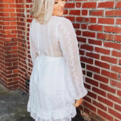 D & J Industries Hit The Town Dress - White Sale!