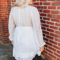 D & J Industries Hit The Town Dress - White Sale!