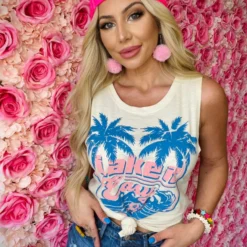 Country Deep Lake It Easy 88 Vintage Muscle Tank