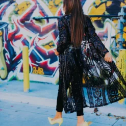 Dongguan Haohoo Clothing CO., Ltd Pre-Orders PREORDER The Royal Sequin Duster - Black