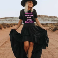 GTN Tease It To Jesus And Pray Like Hell T-shirt Clothing