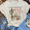 Miss Mud Pie Clothing If I Was A Cowgirl Tee - Cream