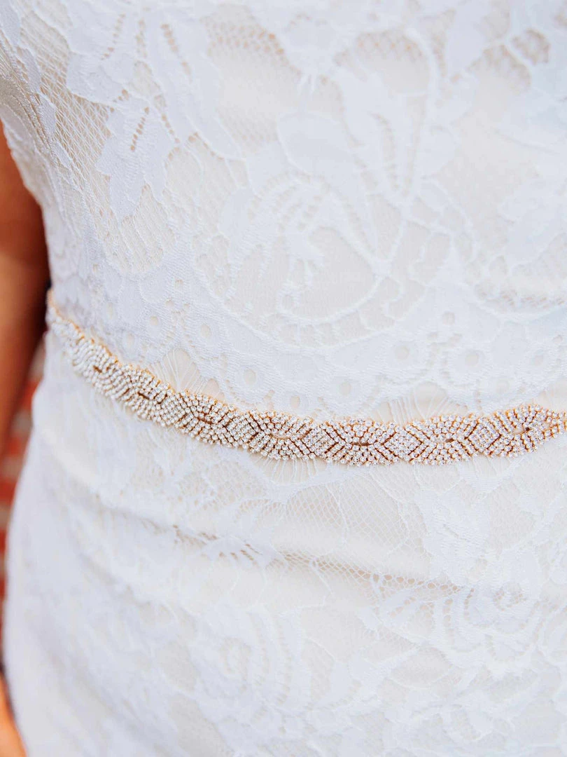 Luxe Apparel Infinite Rhinestone Belt - Black Ribbon And Gold 2 Luxe Apparel Infinite Rhinestone Belt - Black Ribbon And Gold