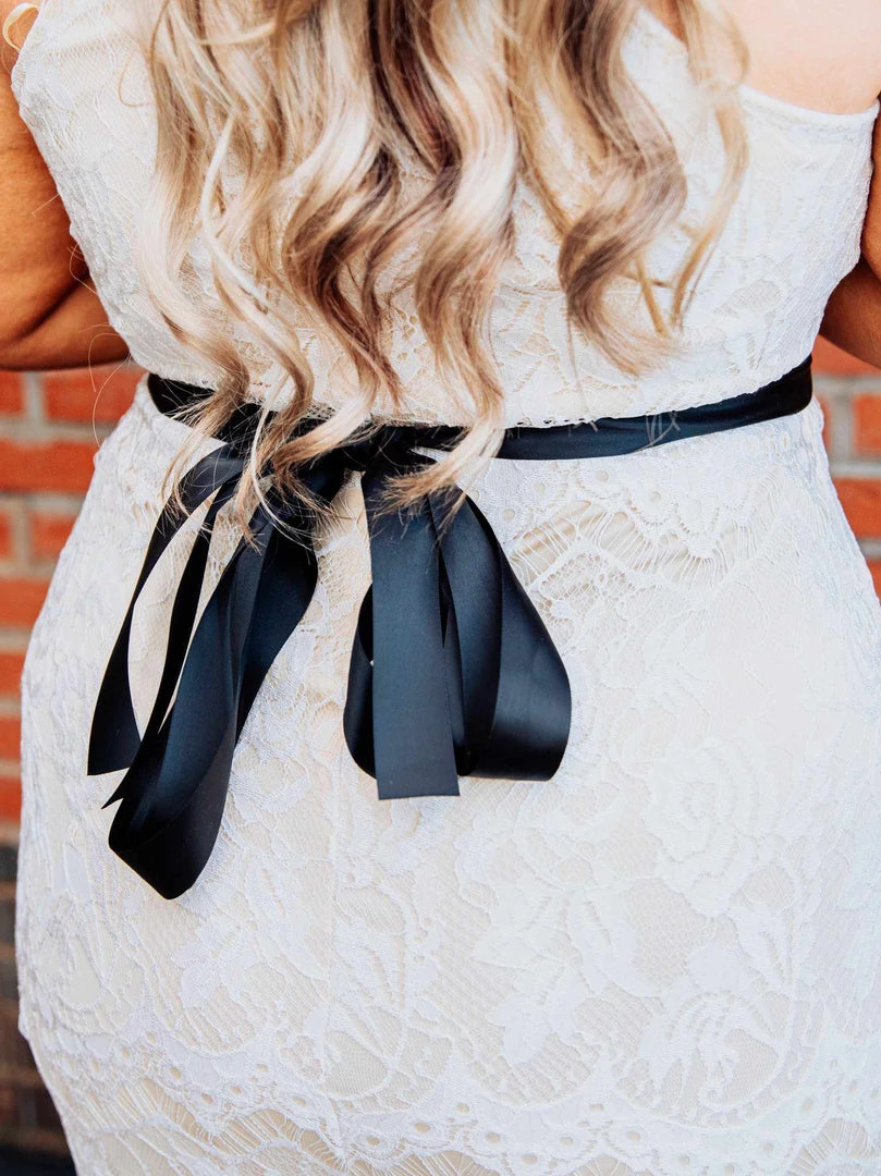 Luxe Apparel Infinite Rhinestone Belt - Black Ribbon And Gold 3 Luxe Apparel Infinite Rhinestone Belt - Black Ribbon And Gold