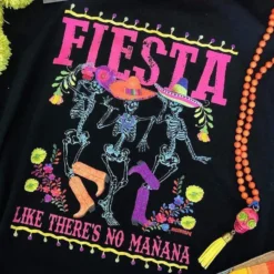 Miss Mud Pie Fiesta T-shirt - Black