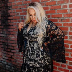 D & J Industries Co., LTD. Lacey Belle Dress - Black