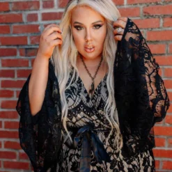 D & J Industries Co., LTD. Lacey Belle Dress - Black