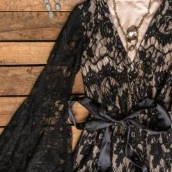 D & J Industries Co., LTD. Lacey Belle Dress - Black