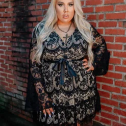 D & J Industries Co., LTD. Lacey Belle Dress - Black