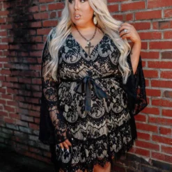 D & J Industries Co., LTD. Lacey Belle Dress - Black