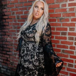 D & J Industries Co., LTD. Lacey Belle Dress - Black