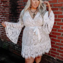 Southern Fried Chics Bridal Lacey Belle Dress - White