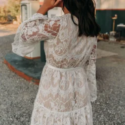 Southern Fried Chics Bridal Lacey Belle Dress - White