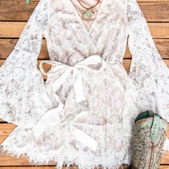 Southern Fried Chics Bridal Lacey Belle Dress - White
