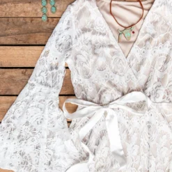 Southern Fried Chics Bridal Lacey Belle Dress - White