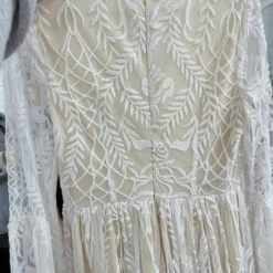 D & J Industries Look Famous Tonight Dress - White/Neutral