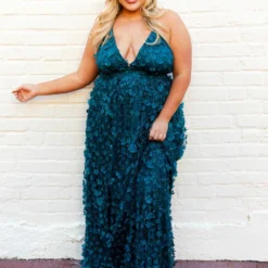 D & J Industries Bridal Look So Good — Boho Bridesmaid Dress In Green