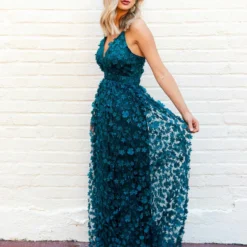 D & J Industries Bridal Look So Good — Boho Bridesmaid Dress In Green