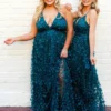 D & J Industries Bridal Look So Good — Boho Bridesmaid Dress In Green