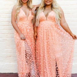 D & J Industries Look So Good — Boho Bridesmaid Dress In Pink