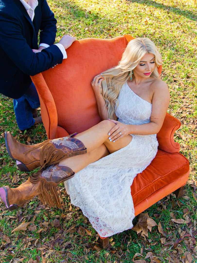 D & J Industries Bridal Love You Better — Formal Western Dress In Ivory 4 D & J Industries Bridal Love You Better — Formal Western Dress In Ivory