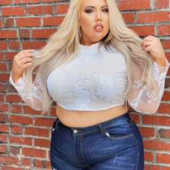 D & J Industries Made For You Top - White