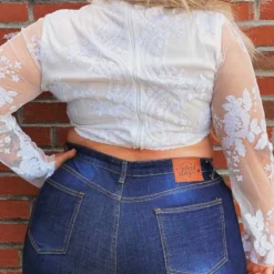 D & J Industries Made For You Top - White