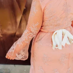 D & J Industries Magic All Around Dress - Peach