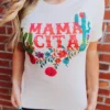 Miss Mud Pie Tees Mamacita With Cactus Tee - Cream