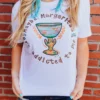 Miss Mud Pie Maybe Margaritas Are Addicted To Me Tee - White Tees